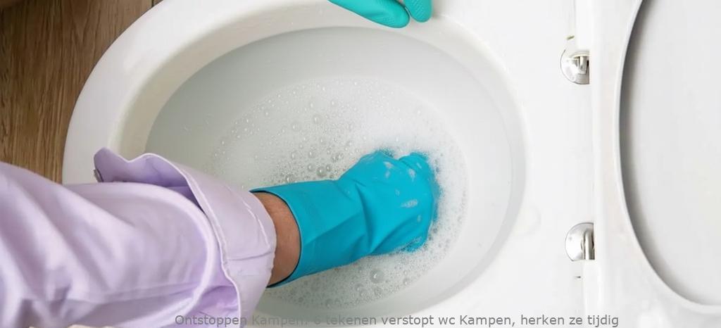 6 tekenen verstopt wc Kampen, herken ze tijdig