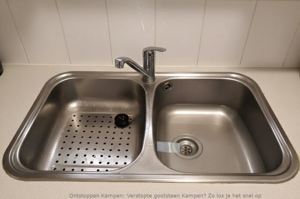 Verstopte gootsteen Kampen? Zo los je het snel op