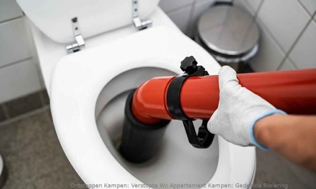 Wc verstopping appartement Kampen: gedeelde riolering